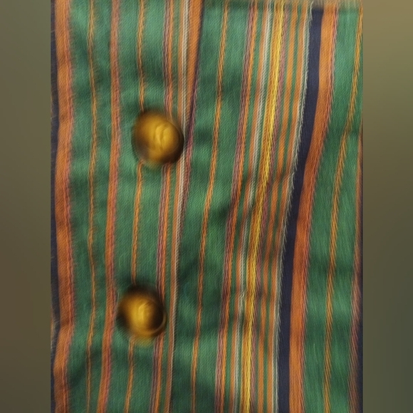 After Market Preppy Linen/Cotton Blend Skirt NWT Size Small Button Front - Picture 2 of 6